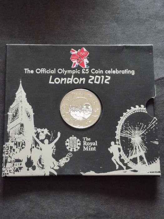 UK Five Pounds London Olympics 2012
