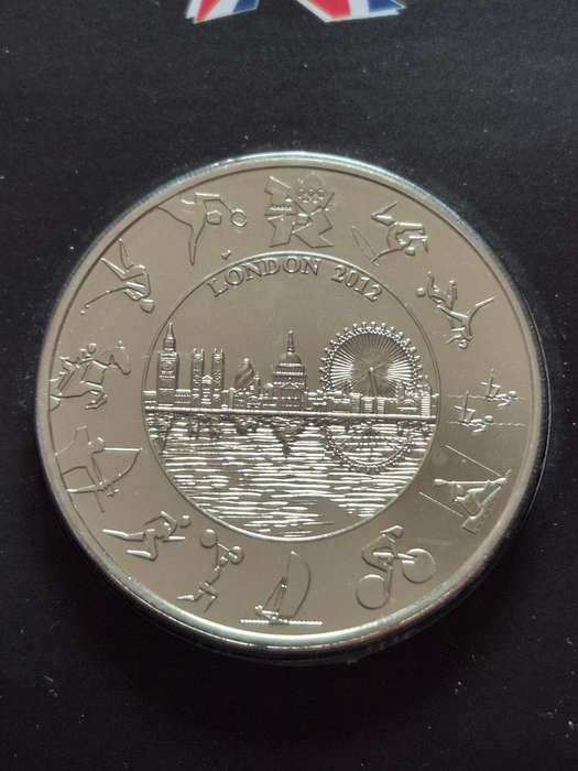 UK Five Pounds London Olympics 2012