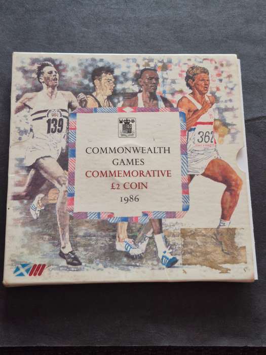 Commonwealth Games Commemorate £2 Coin 1986