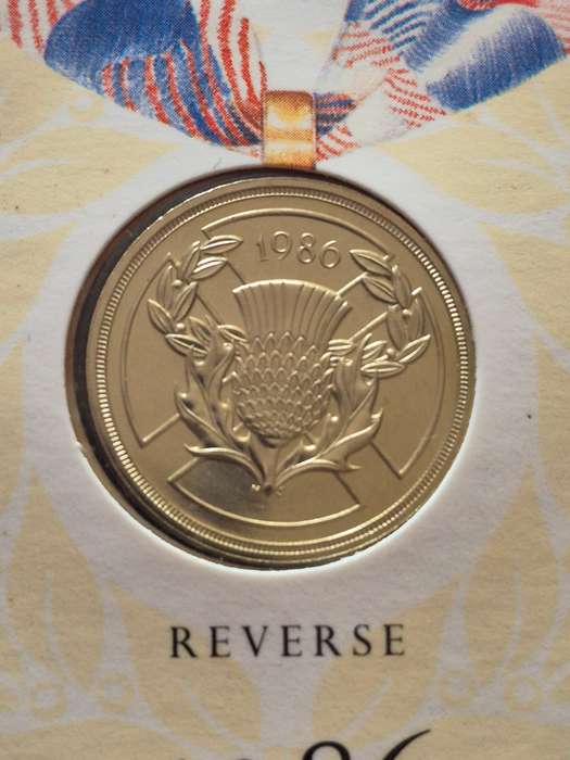 Commonwealth Games Commemorate £2 Coin 1986
