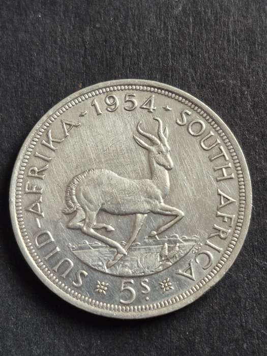 Union 5 Shillings 1954 (scarce date)