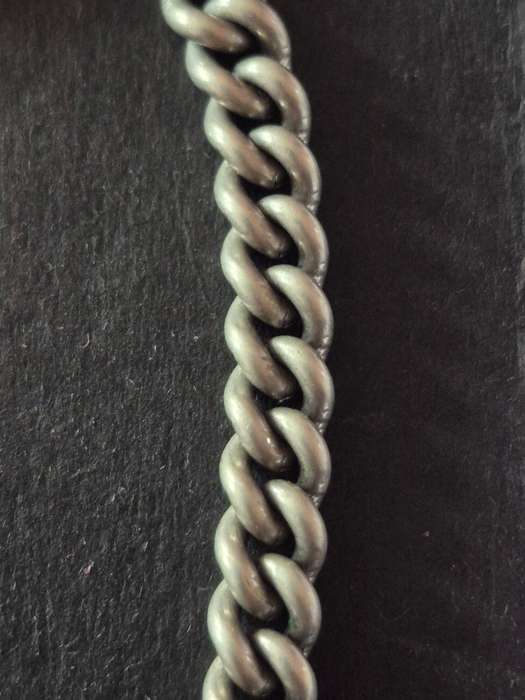 Vintage Silver Plated Fob Chain 258mm