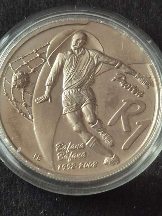 Protea Series Silver Proof One Rand 2002 Soccer