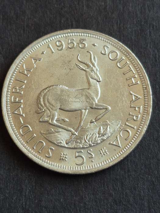 Union 5 Shillings 1953 EF+/UNC