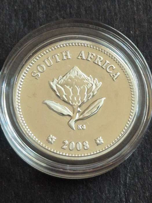 2008 International Polar Year (SA Agaluhus) 2 1/2 Cents Silver Coin