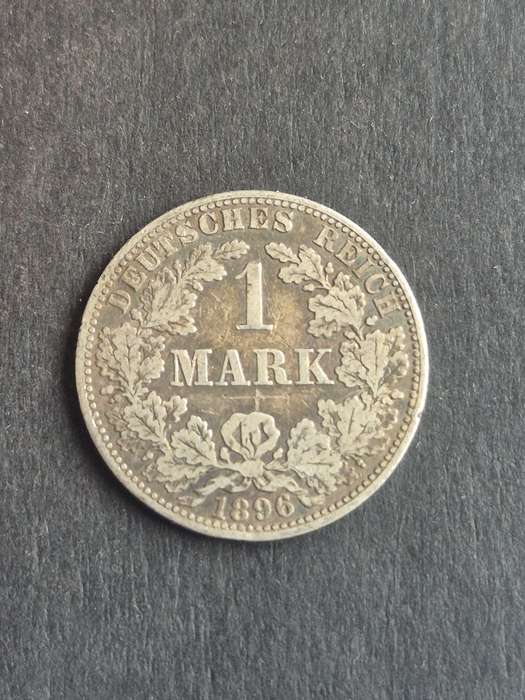 Deutsches Reich One Mark 1896 Silver