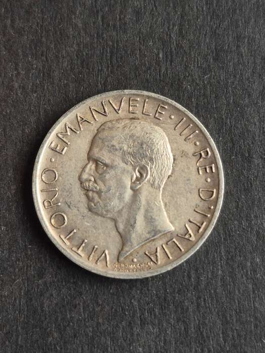 Italy 5 Lire 1929 Silver