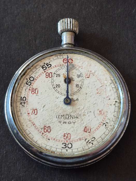Vintage Lemania Troy Stop Watch (not working) ideal for spares