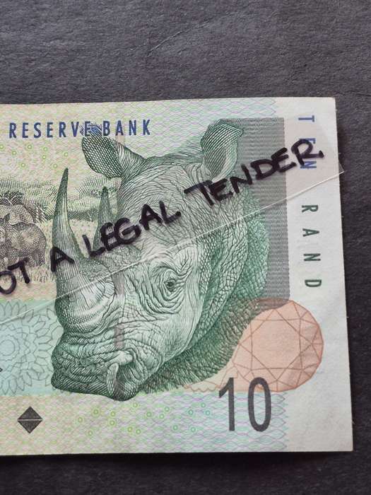 TT Mboweni Ten Rand 1st issue 1999
