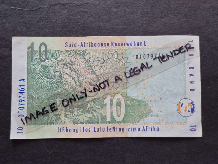 TT Mboweni Ten Rand 1st issue 1999