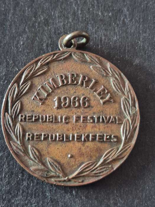 Kimberly Republic Festival (5 years) 1966 Bronze Medallion