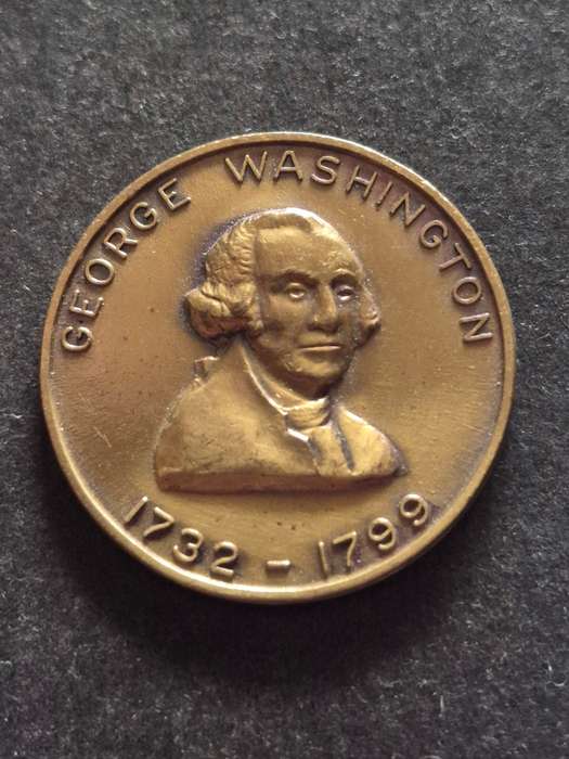 George Washington Bronze Medallion 1732 - 1799