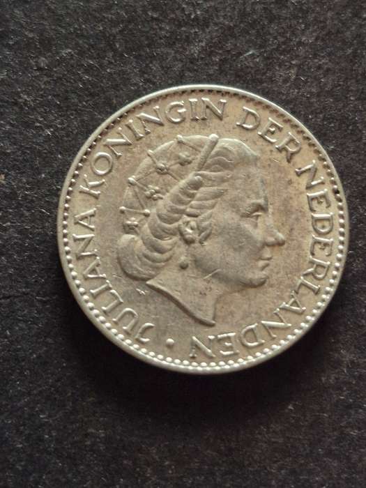 Nederlands One Gulden 1956 Silver