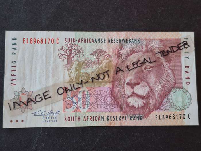 CL Stals Fifty Rand 2nd issue 1992 (nice condition)