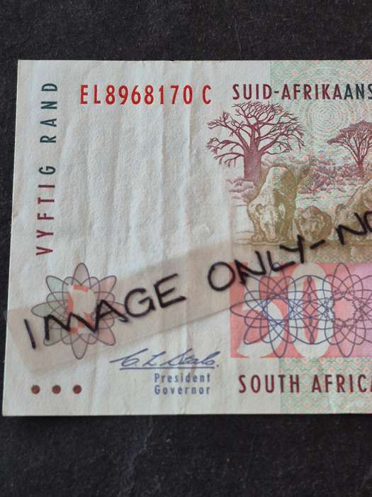 CL Stals Fifty Rand 2nd issue 1992 (nice condition)