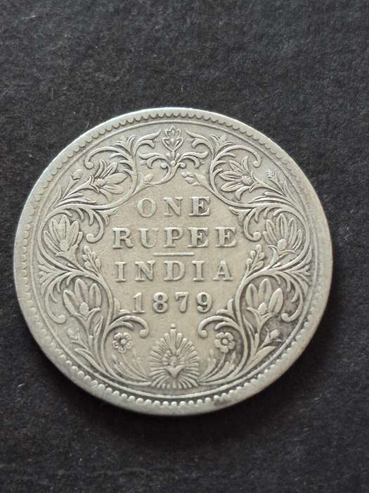 India One Rupee 1879 Silver