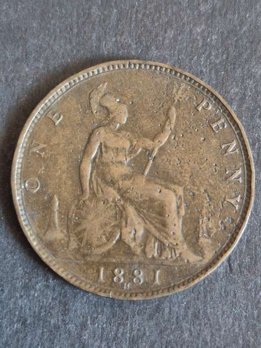 UK Penny Queen Victoria 1881 (nice condition)