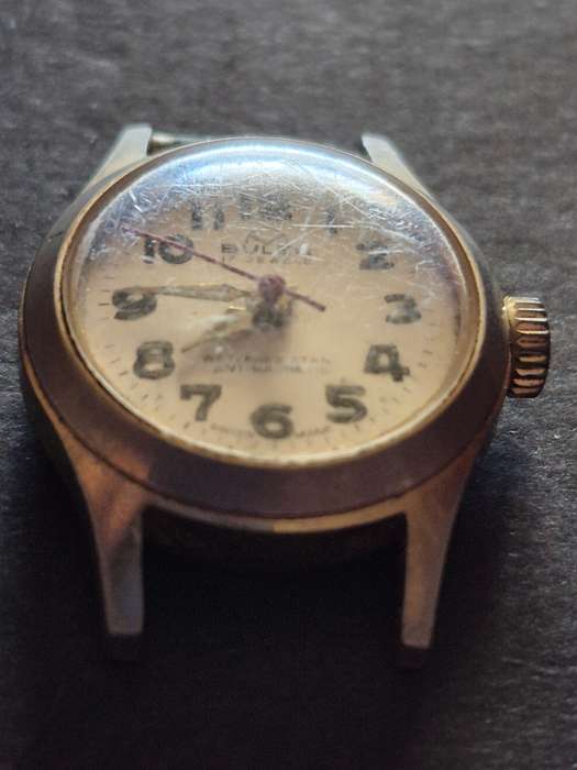 Vintage Buler 17 Jewels Water Resistant Anti Magnetic Ladies Wrist Watch (not working)