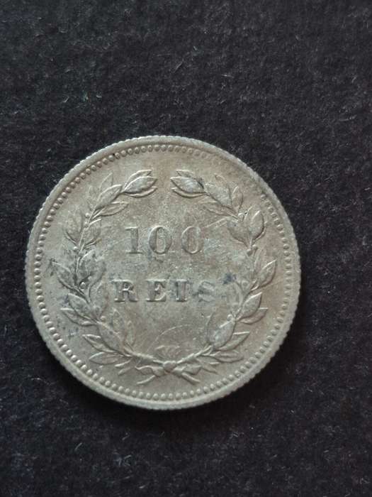 Portugal 100 Reis 1893 Silver
