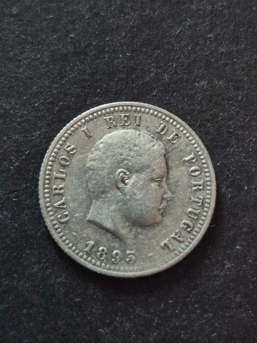 Portugal 100 Reis 1893 Silver