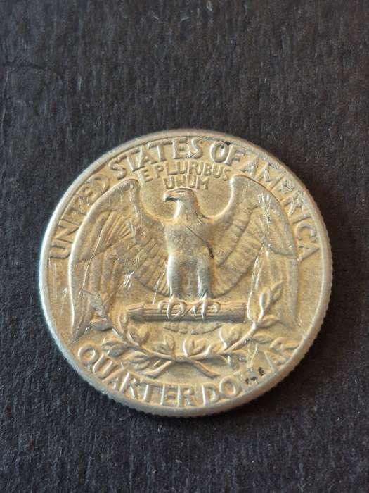 USA 1/4 Dollar 1942 Silver