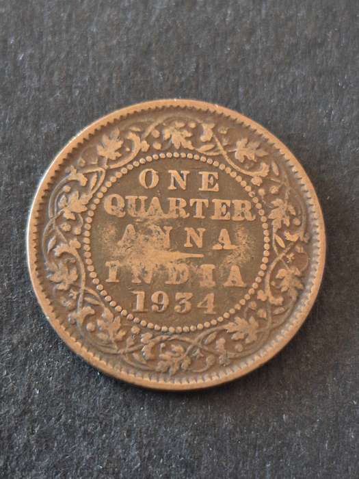 India One Quarter Anna 1934