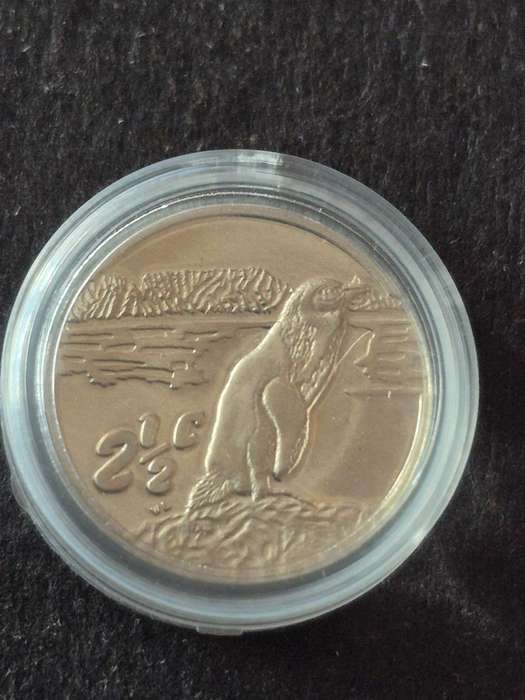 SS Mint Marine Series Jackass Penguin 1998 2 1/2c Tickey Sterling Silver
