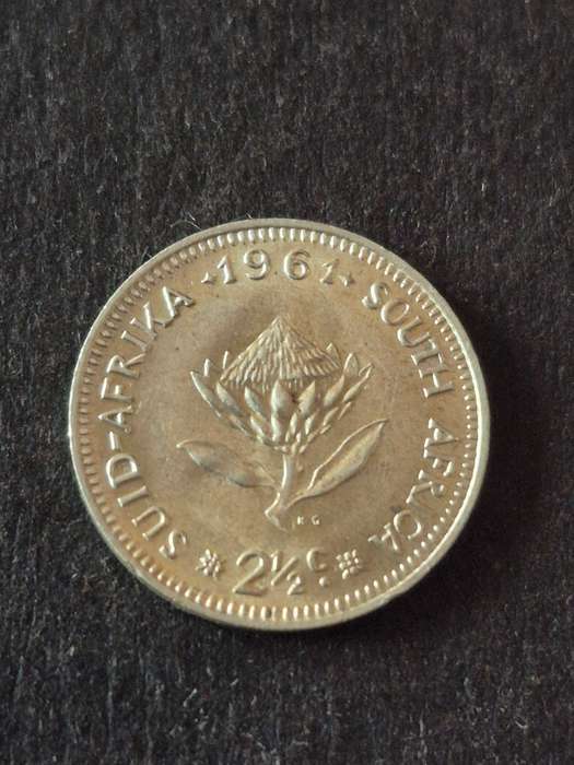 Republic 2 1/2 Cents 1961 UNC