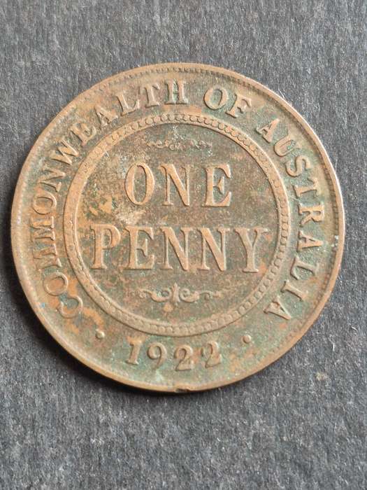 Commonwealth of Australia One Penny 1922