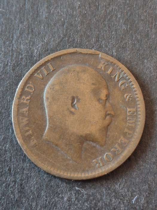 India One Quarter Anna 1910
