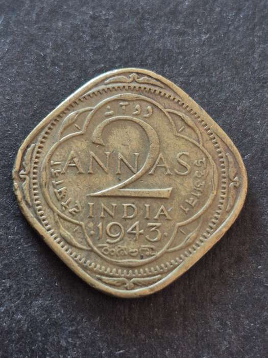 India 2 Annas 1943
