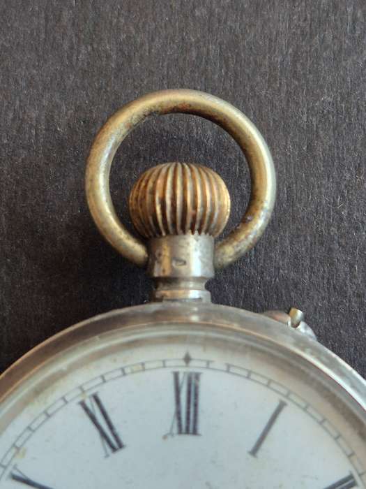 Vintage.800 Silver Fob Watch (not working)