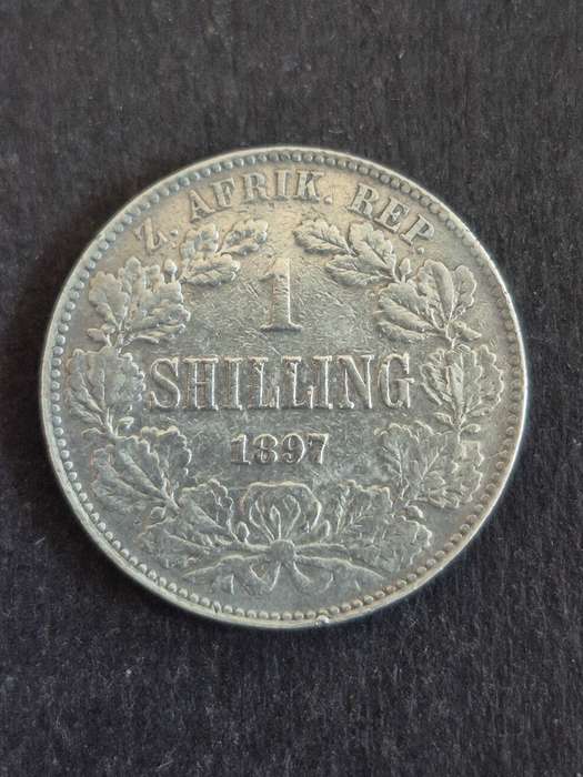ZAR One Shilling 1897 Silver (nice condition)
