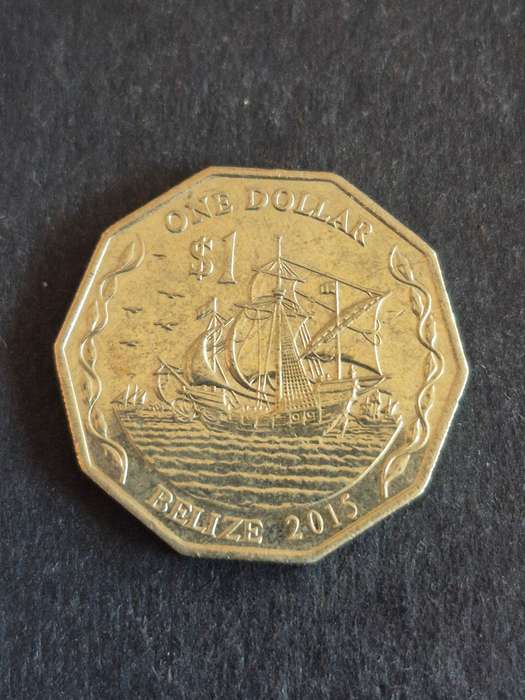 Belize One Dollar 2015 Queen Elizabeth II