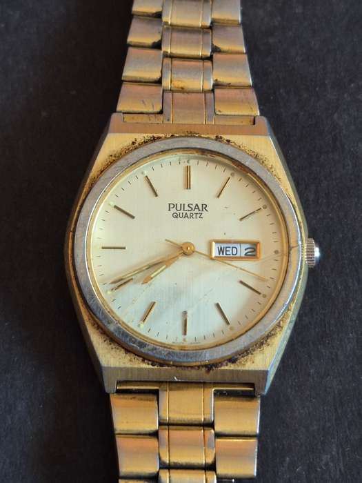 Vintage Citizen Gold Plated Quartz Wrist Watch - untested (not working)