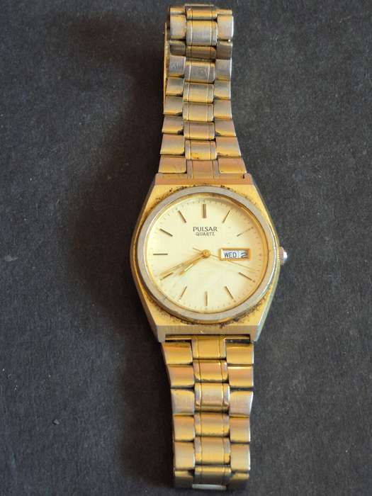 Vintage Citizen Gold Plated Quartz Wrist Watch - untested (not working)