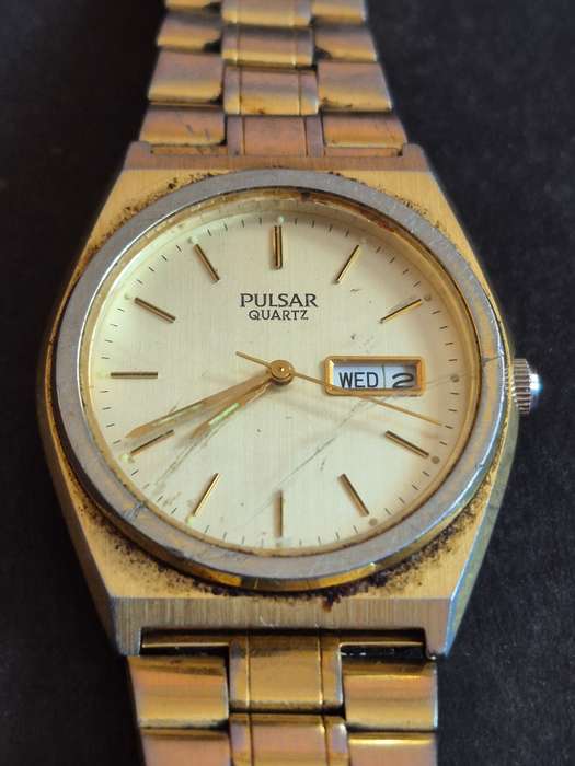 Vintage Citizen Gold Plated Quartz Wrist Watch - untested (not working)