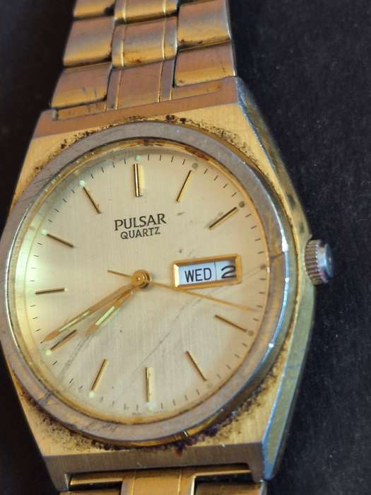 Vintage Citizen Gold Plated Quartz Wrist Watch - untested (not working)