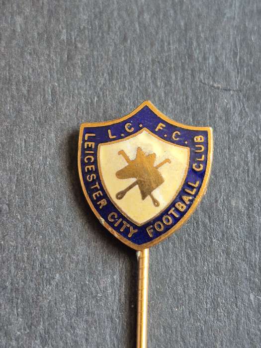 Lester City Football Club Vinage Enamel Stick Pin