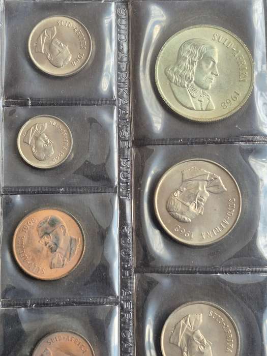 SA Mint Pack 1968 English (including Silver One Rand)