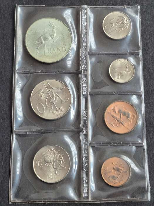 SA Mint Pack 1968 English (including Silver One Rand)