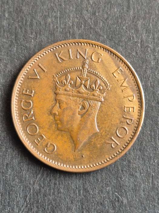 India One Quarter Anna 1940 EF+/UNC