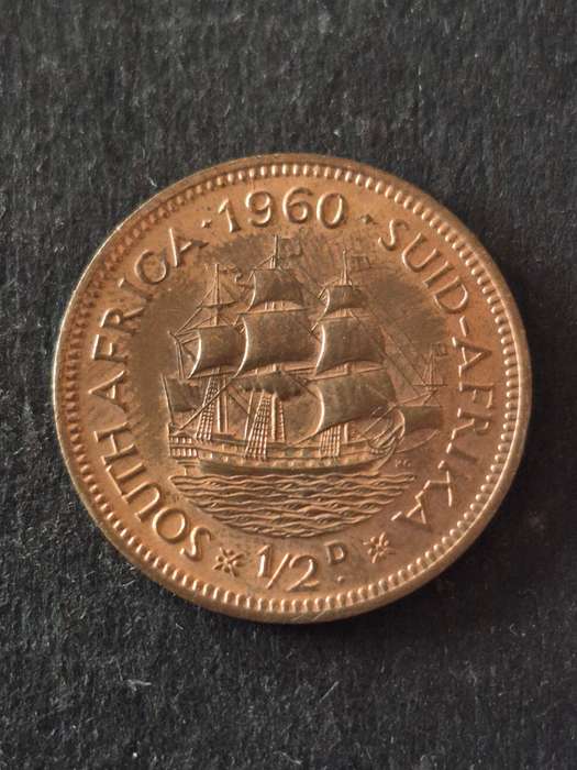Union 1/2 Penny 1960 BU