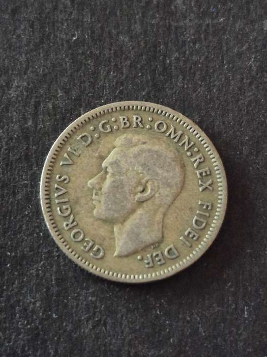 Australia Sixpence 1951 Silver