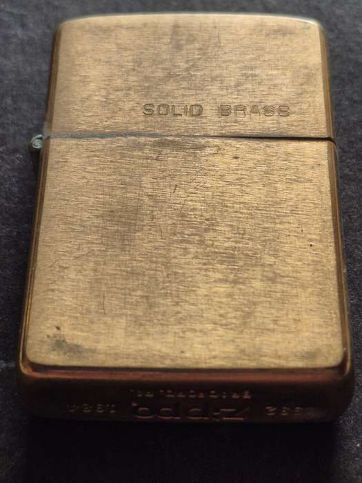 Vintage Solid Brass Zippo 1932-1984