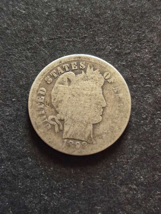 USA Barber Dime 1892 Silver