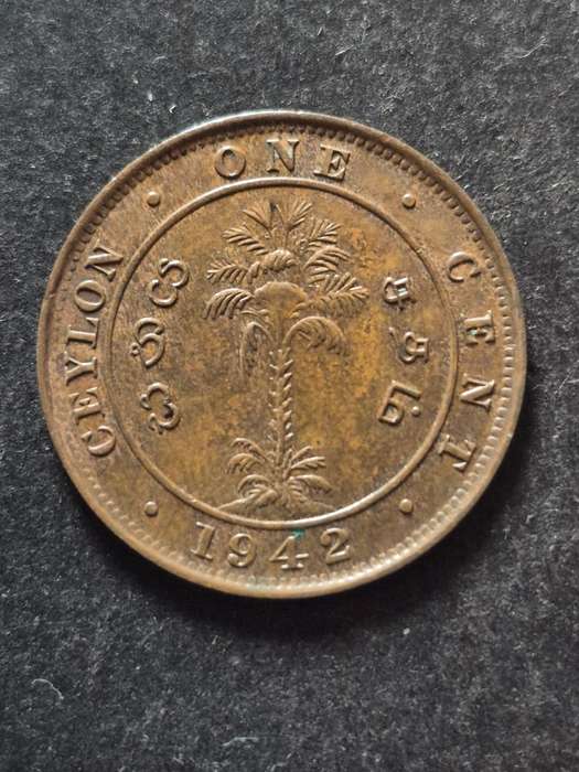 Ceylon One Cent 1942