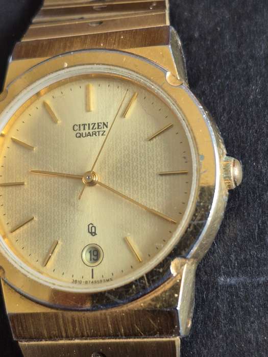 Vintage Citizen Men's Quartz Gold Plated Wrist Watch (not working)
