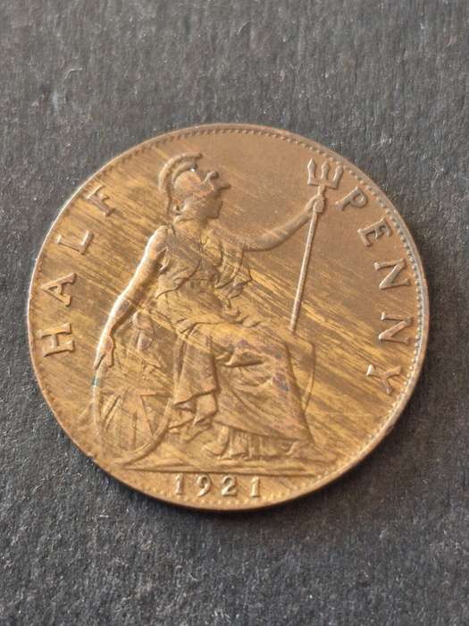 UK 1/2 Penny 1929 (excellent condition)