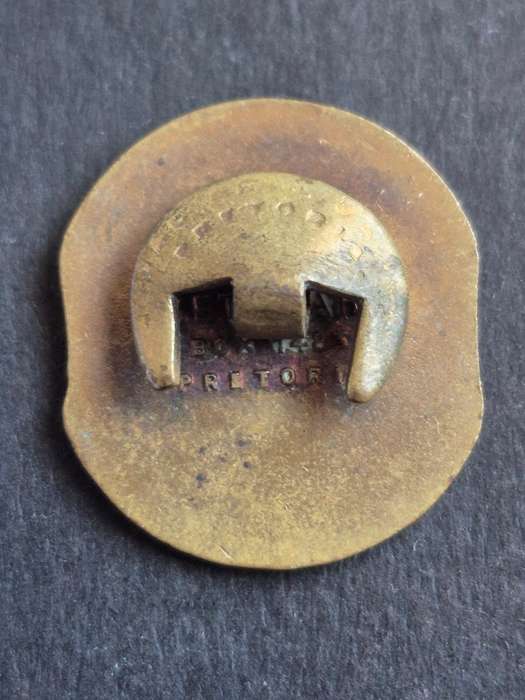 Vintage Road Safety Safe Driving Enamel Lapel Badge